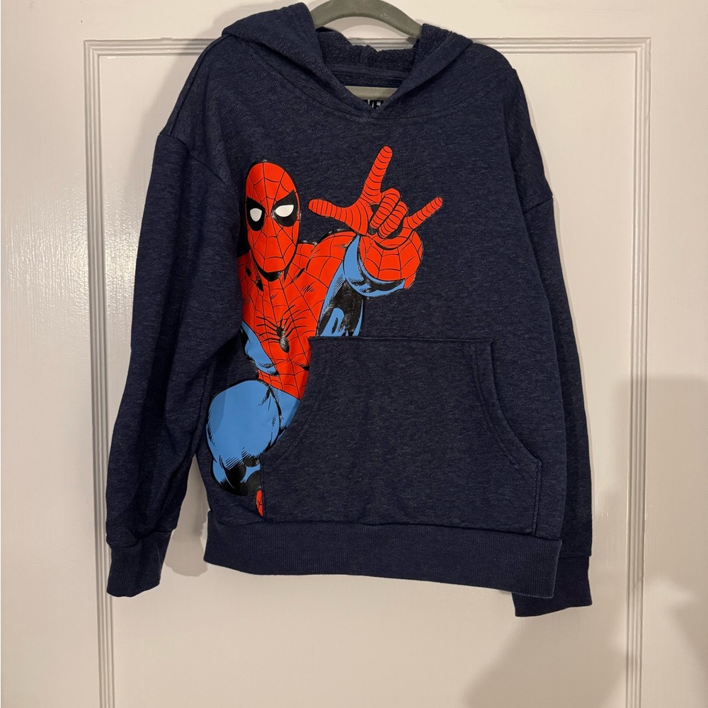 Marvel Spiderman Navy Hoodie